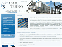 Tablet Screenshot of esfiltehno.ee